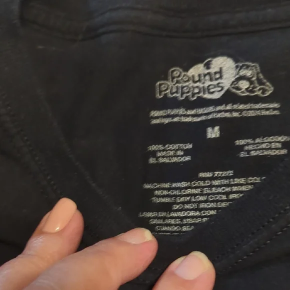 Pound Puppies Kids T-Shirt in Black - Picture 3 of 4